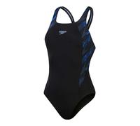 Speedo Women's HyperBoom Splice Muscleback Badeanzug, Blau, 34
