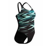 Badeanzug SPEEDO "Womens HyperBoom Placement Muscleback", Damen, Gr. 44, N-Gr, grün, Obermaterial: 100% Polyester, sportlich, Badeanzüge, schnell trocknend (55708739-44) grün