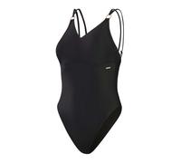 Speedo Shaping Strappy 1 Piece Badeanzug für Damen, Schwarz, 42