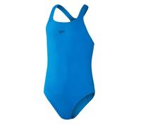 Speedo Badeanzug Eco Endurance+ Medalist – chlorbeständig, Recyclingmaterial – Blau 7–8 Jahre Mädchen