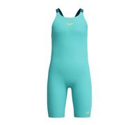 Speedo Fastskin Junior Endurance+ Max Badeanzug mit offenem Rücken, Kniehaut, Arctic Glass, Größe 9-10 Jahre, Arctic Glass, 9-10 Jahre