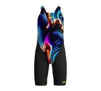 Speedo Fastskin Junior Endurance+ Max Badeanzug mit offenem Rücken, Kniehaut, Lava Blur, Lava-Weichzeichen, 13-14 Jahre