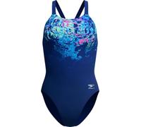 SPEEDO Female Placement Printed Leade NVY/BLU, 36