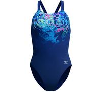 SPEEDO Female Placement Printed Leade NVY/BLU, 40