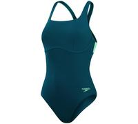 SPEEDO SUPPORT BANDED 1PCE AF BLUE/GREEN Damen / DARK TEAL / HARLEQUIN GREEN / 44