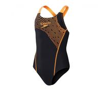 Speedo Girls Medley Logo Medalist Black/Nectarine - 152