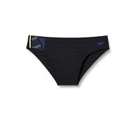 Speedo Herren 7cm Tech Panel III Badehose, Schwarz/Chromblau/Spritz, 2
