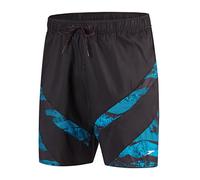 Speedo Herren Bade-Shorts Sport Panel 16 Zoll, Schwarz/Windsor-Blau, XL, 811363A504