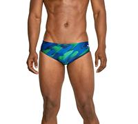Speedo Herren-Badeanzug, PowerFlex, Eco-kodiert, Riff-Team-Farben