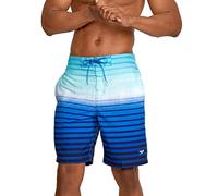Speedo Herren-Badehose, knielang, Boardshorts, gestreift