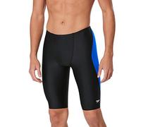 Speedo Herren Badehose Powerflex Eco Revolve Splice Jammer Teamfarben Schwarz/Blau Gr. 22