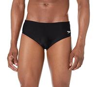 Speedo Herren Badehose Powerflex Eco Solid Erwachsene - Auslaufsicher, Schwarz, 38