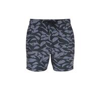 SPEEDO Herren Badeshorts Print Reondo grau | S