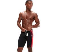 Speedo Herren Eco Endurance + Splice II Badehose, Schwarz/Fed Rot/Weiß, 1