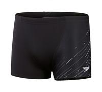 Speedo Herren Hyperboom Aquashort mit V-Schnitt | Schnelltrocknend | Training | Fitness | Chlorbeständig Black/Grey 28