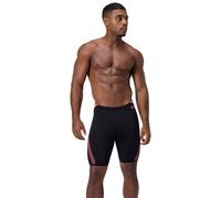 Speedo Hyperboom Placement Jammer | Swim Training | Fitness | Chlorine Resistant Schwimmhose für Herren, Black/Hyper Yellow, 36