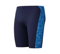 Speedo Herren Hyperboom Schwimmhose mit Einsatz | Schwimmtraining | Fitness | Chlorbeständig Schwimmbekleidung, Blau, 38