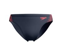 Speedo Herren Hyperboom Splice 7 cm Badehose | Speedos | Schnelltrocknend | Training | Fitness | Chlorbeständig Black/Neon Coral 32