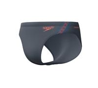 Speedo Herren Hyperboom Splice 7 cm Badehose | Speedos | Schnelltrocknend | Training | Fitness | Chlorbeständig Black/Neon Coral 36