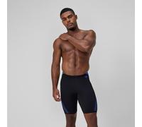 Speedo Hyperboom Splice Jammer Swimming Trunks | Quick Drying | Training | Fitness | Chlorine Resistant Schwimmhose für Herren, Black/Cobalt Pop, 34