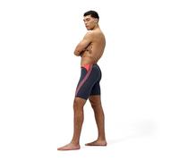 Speedo Herren Hyperboom Splice Schwimmhose | Schnell trocknend | Training | Fitness | Chlorbeständig Schwimmbekleidung, Schwarz/Neon Coral, 28