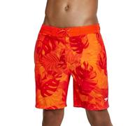 Speedo Herren Knielang Boardshort Bondi Bedruckt Badehose, 45,7 cm Palm Spicy Orange, XXL