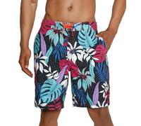 Speedo Herren Knielang Boardshort Bondi Bedruckt Badehose, 50,8 cm Hothouse Anthrazit, Small