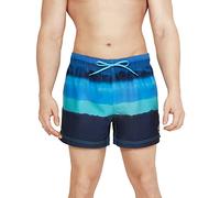 Speedo Herren Badehose Redondo kurz gestreift Storm Palace Blue X-Large