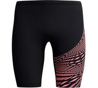 Speedo Medley Logo Schwimmhose für Herren, Black/Coral Sands, 30