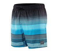 Speedo Herren Placement Leisure 16" Wassershort, Schwarz/Blau, XS