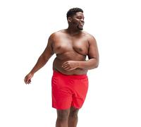Speedo Herren Plus Size Essentials 16" Schwimmshorts | Watershort | Schwimmhose | Badebekleidung in großen Größen Fed Red 5XL