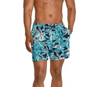 Speedo Herren Redondo, Kurze Länge, mit Komfort-Innenfutter Badehose, Palm Peacoat, Large