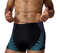 Speedo Herren-Schwimmhose Duo AS, Schwarz/Kobaltblau, L