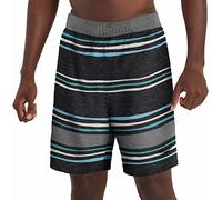 Speedo Herren Tech Volley mit Hydroliner Boardshort, Grau gestreift, XXL