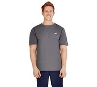 Speedo Herren UV-Badeshirt mit grafischem Muster, kurzärmlig Rash Guard Shirt, Hexagon Peacoat, Large