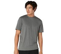 Speedo Herren UV-Badeshirt mit grafischem Muster, kurzärmlig Rash Guard Shirt, Vulkanasche, Medium
