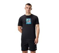 Speedo Herren Uv Swim Graphic Short Sleeve Tee Rash-Guard-Shirt, Stempel Anthrazit, X-Large