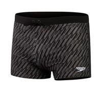 speedo valmilton lines badeanzug schwarz grau