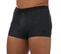 Speedo Herren Valmilton Aquashort Schwimmbekleidung, Schwarz/Oxid Grau, Größe 7