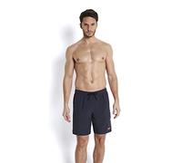 Speedo Herren Watershorts Logo Yoke Splice 18 Zoll, Oxid Grey/Black/Psycho Red, S, 8-09681B073S