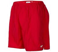 Speedo Herren Solid Leisure Wassershorts, Rot, XL