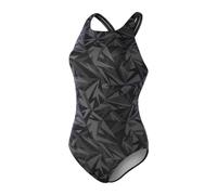 Speedo - "Hyper Boom Allover Medalist" Badeanzug für Damen (Schwarz/Grau) EU56