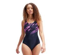 Speedo - "Hyper Boom" Badeanzug für Damen (Marine/Pink) EU 34 / UK 6
