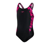 Speedo - Kid's Hyperboom Splice Muscleback - Badeanzug, Gr. 116, schwarz (HyperBlack/ElectricPink/Ecstatic)