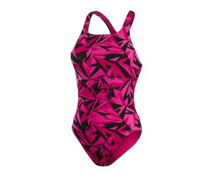 Speedo - "Hyperboom" Badeanzug für Damen (Schwarz/Pink) EU56