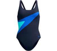 Speedo Hyperboom Butterfly Back Damen Schwimmanzug, blau 38