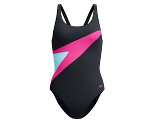 Speedo Hyperboom Butterfly Back Damen Schwimmanzug, schwarz 40