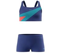 Speedo Hyperboom Butterfly Back Two Piece Damen Bustier, blau 140