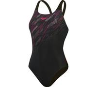 Speedo HyperBoom Placement Muscleback - Badeanzug - Damen 34 Black/Pink