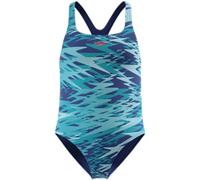Speedo Hyperboom Print Medalist Damen Schwimmanzug, blau 176